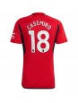 Moški Nogometna dresi replika Manchester United Casemiro #18 Domači 2023-24 Kratek rokav